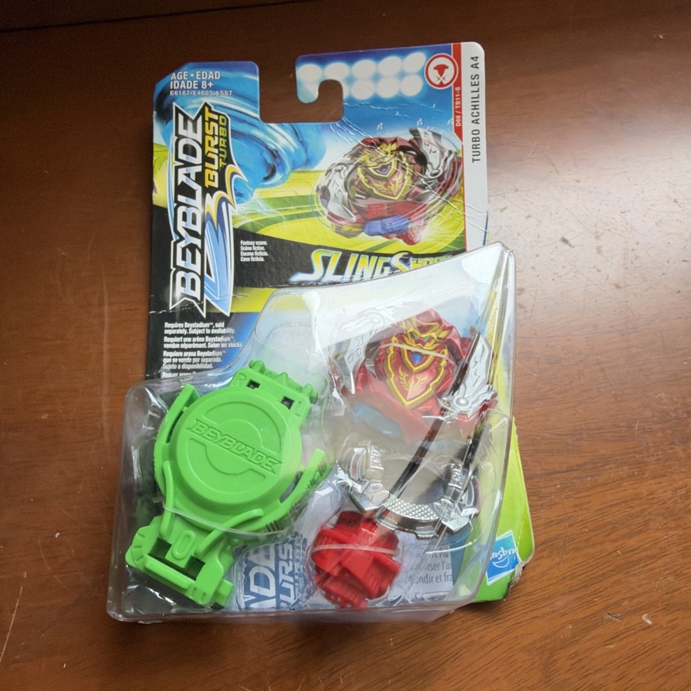 Beyblade Burst Turbo Slingshock Turbo Achilles A4 E6167 Hasbro New